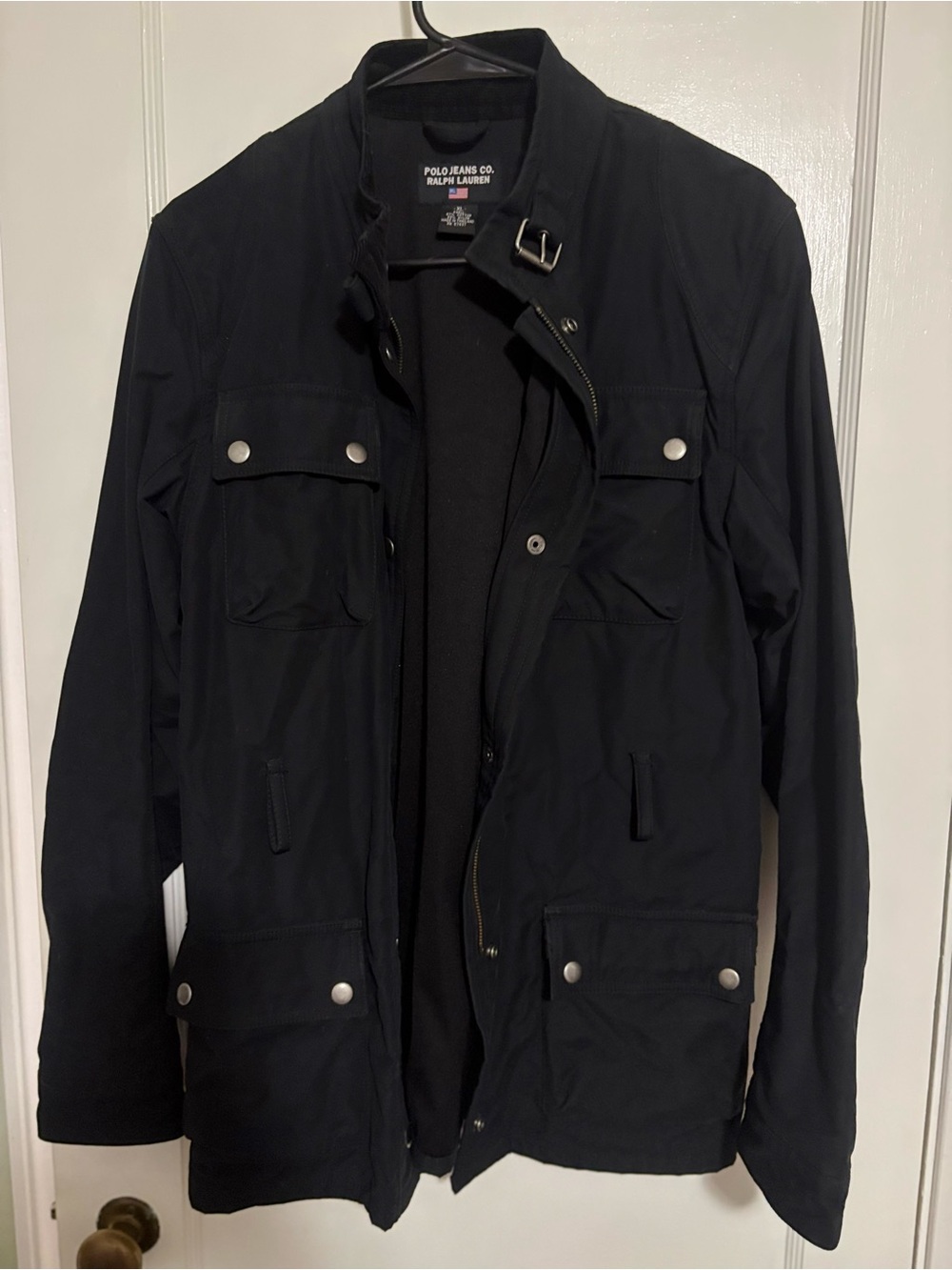RARE VINTAGE Early 2000’s Women’s Ralph Lauren Black Utility Jacket